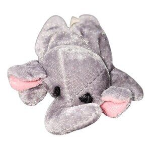 Acme International Magnetic Feet Velvet Elephant Plush Mini Animal Bean Bag